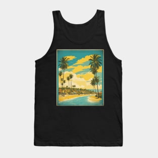 Porto de Galinhas Pernambuco Brazil Vintage Tourism Travel Poster Tank Top